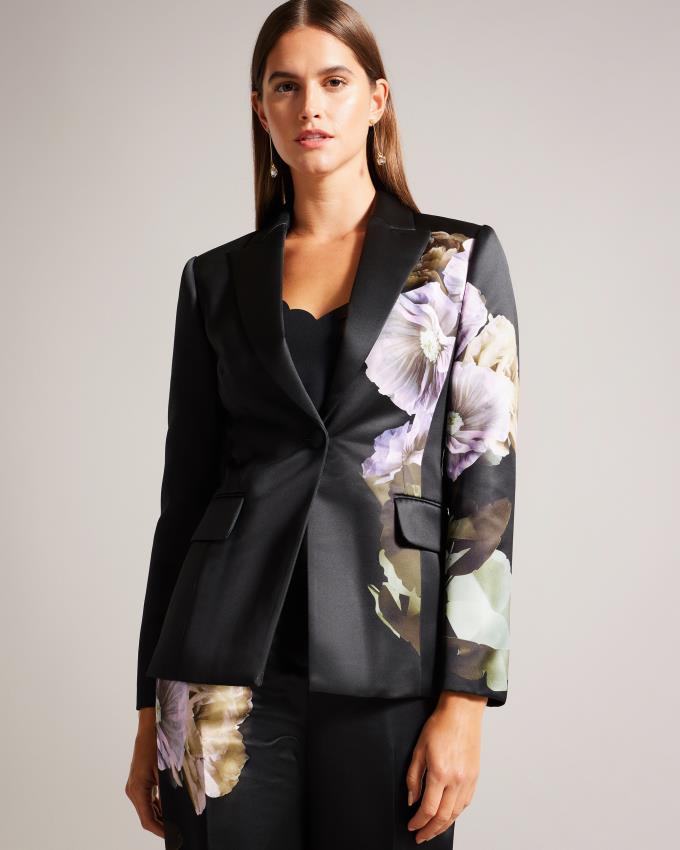 Veste Ted Baker Single Breasted Slim Fit Noir Femme | HYP-92971531